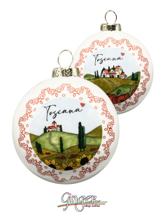 "New" Christmas Ornaments - Cities of Italy: Tuscany - 80...