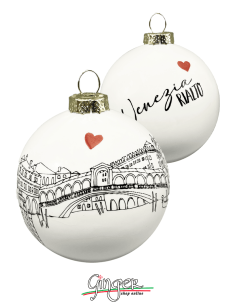 "New" Christmas Ornaments - Cities of Italy: Venice B&W -...