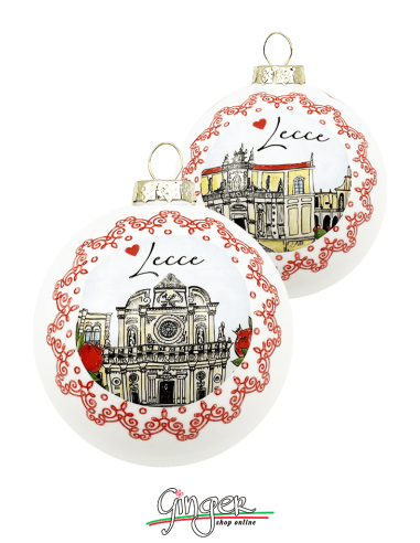 "New" Christmas Ornaments - Cities of Italy: Lecce - 80 mm (3.14")